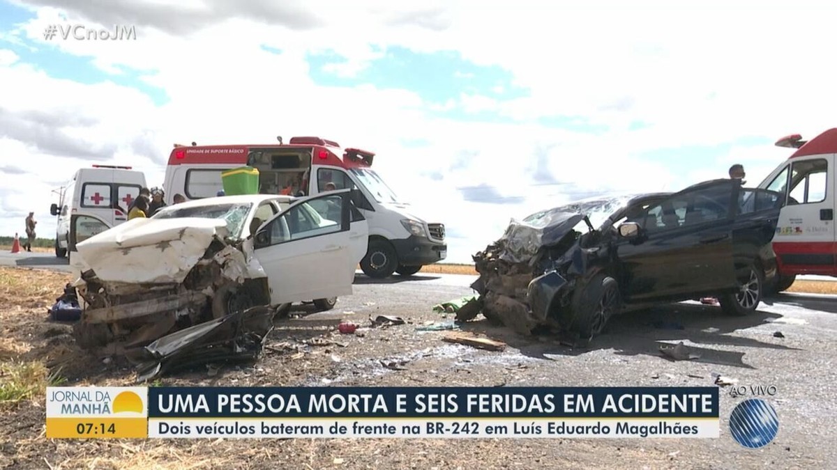 Uma Pessoa Morre E Seis Ficam Feridas Ap S Batida Frontal Entre Carros