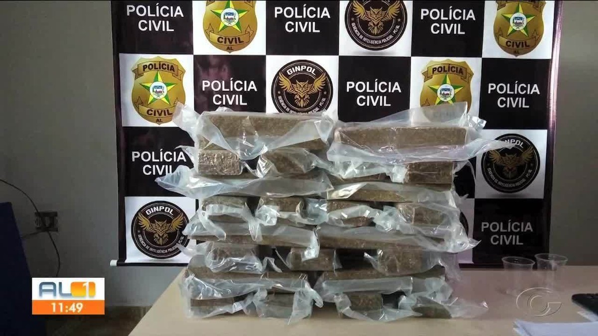 Polícia prende suspeitos e apreende 23 kg de maconha em operação em