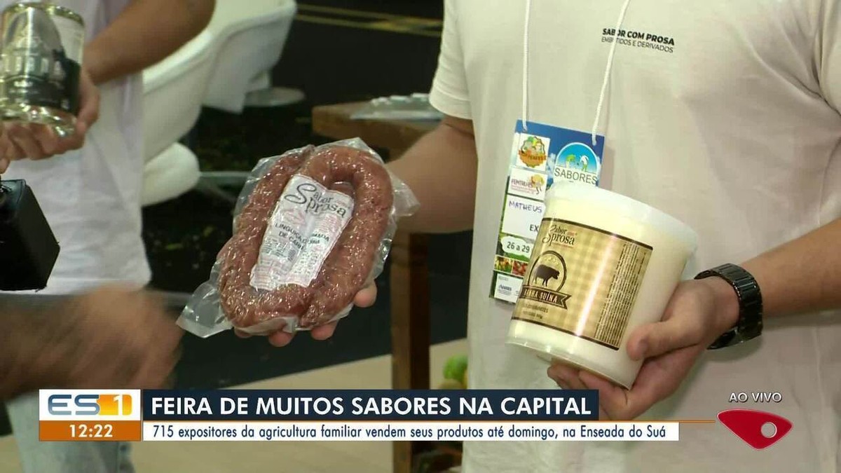 Feira Sabores da Terra começa nesta quinta na Praça do Papa em Vitória