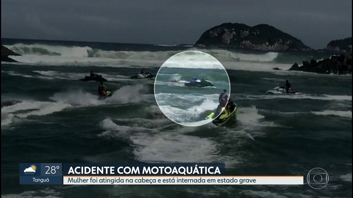 Piloto envolvido em batida de motos aquáticas na Barra se negou a fazer