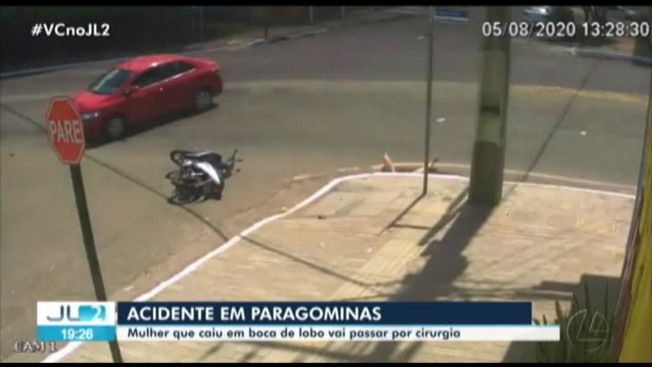 Motociclista que caiu em bueiro após acidente no PA teve lesão na