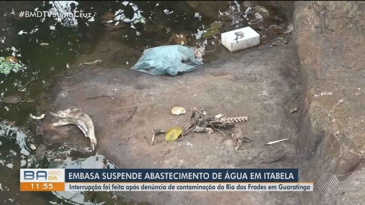 Após suspeita de contaminação no rio dos Frades Embasa suspende