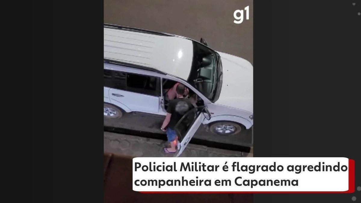 Policial preso por agredir a companheira está afastado de atividades