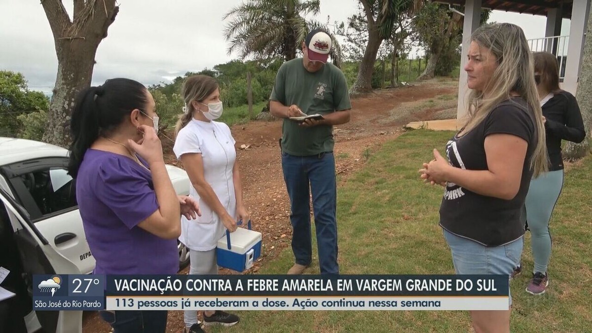 Vargem Grande do Sul vacina 113 pessoas contra febre amarela após 1º