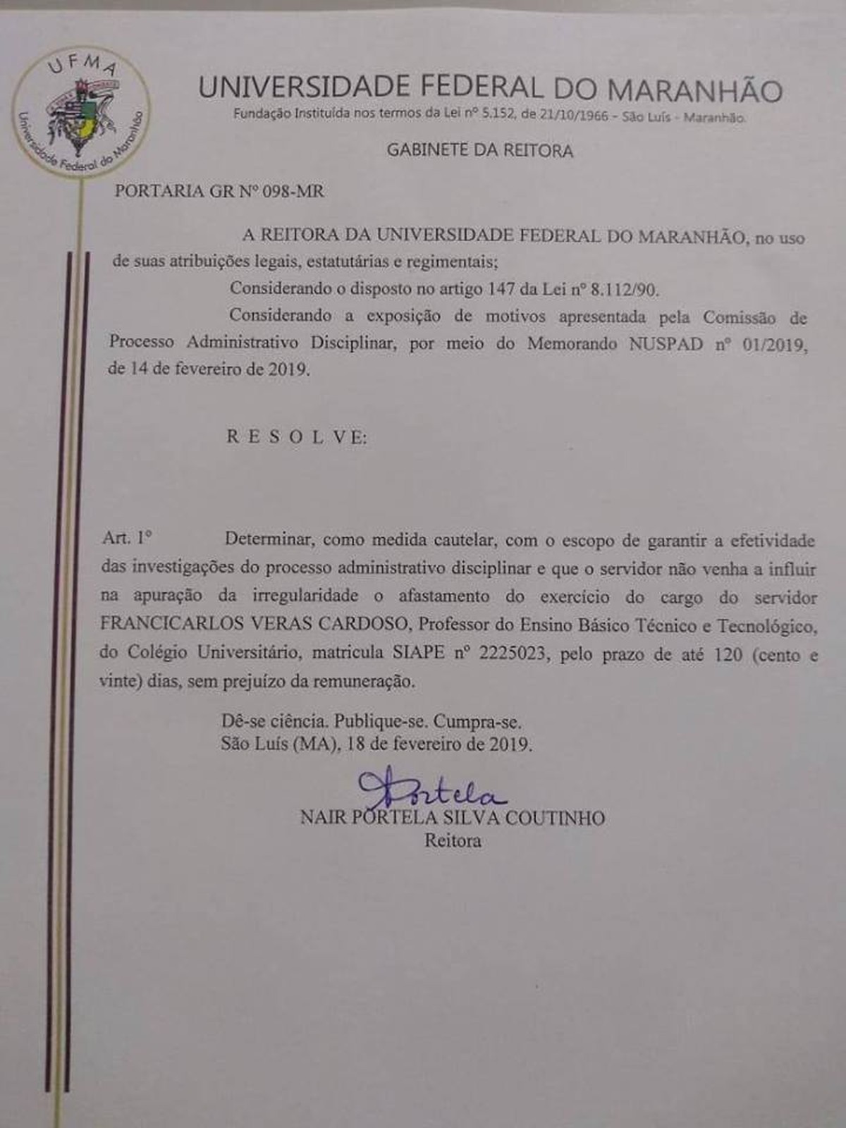 Ufma Afasta Professor Por Den Ncias De Ass Dio Sexual A Alunas Do Colun Maranh O G