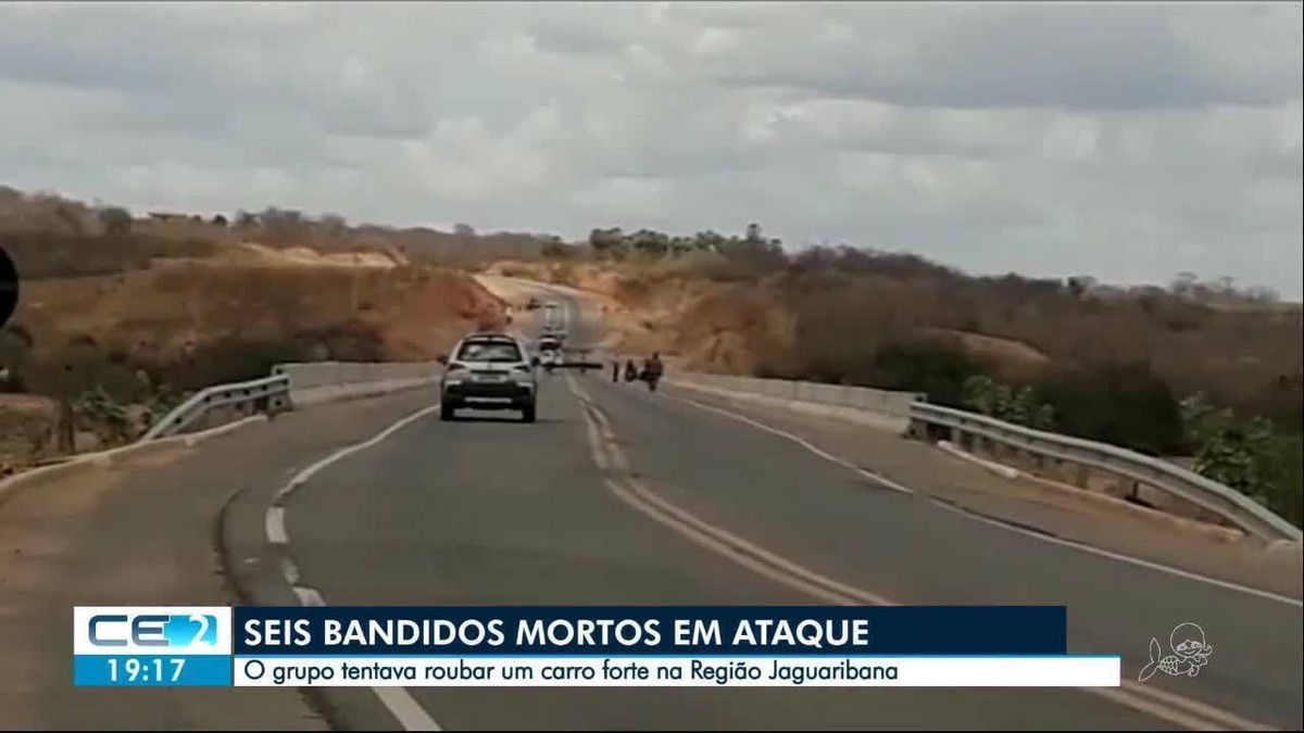 Ataque a carro forte em Quixeré termina seis suspeitos mortos