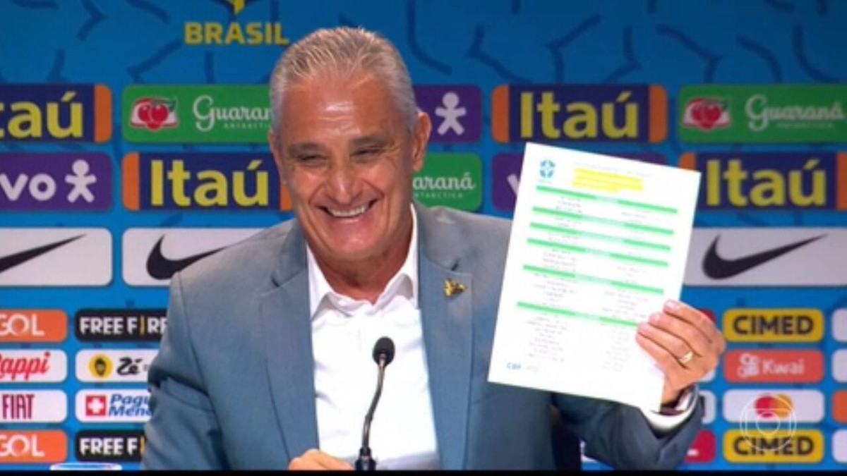 Tite convoca os 26 jogadores que vão representar o Brasil na Copa do