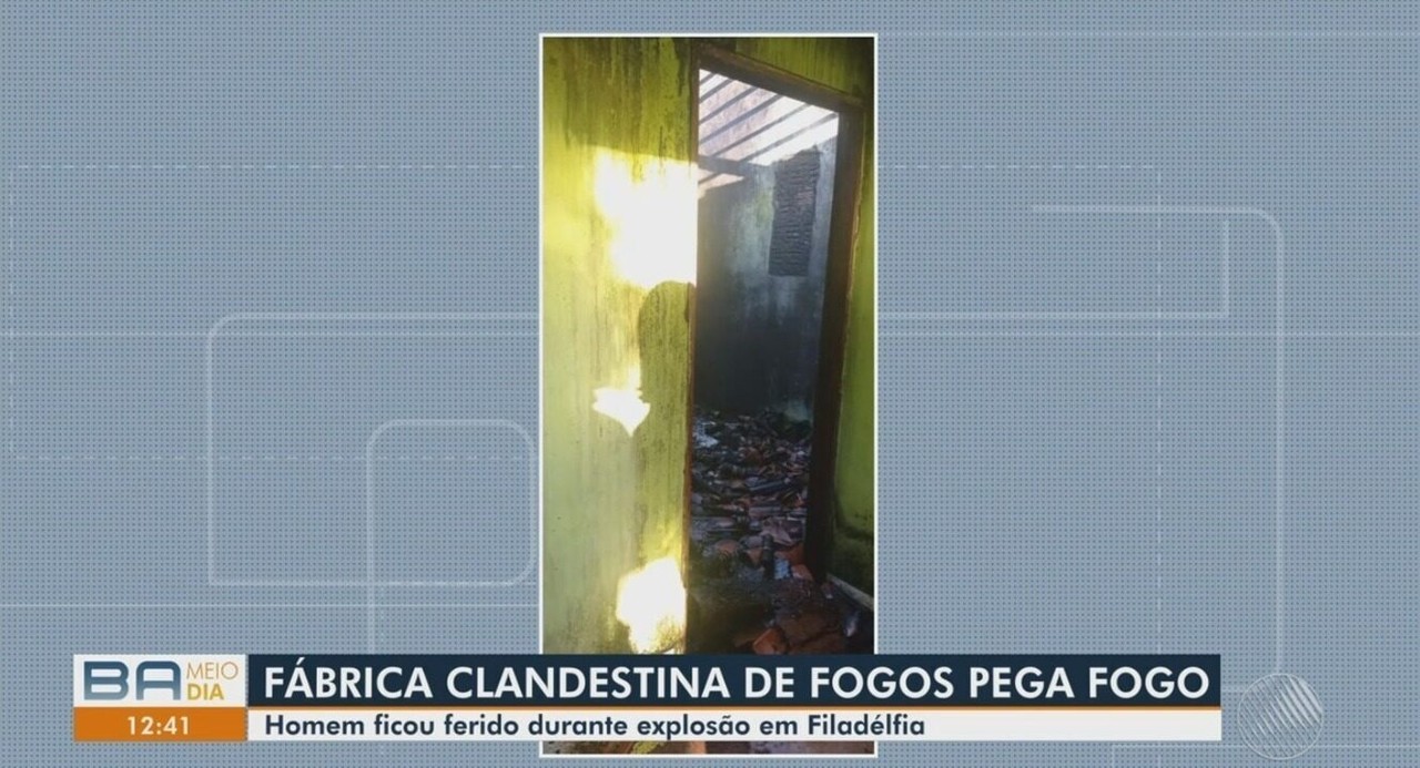 Às vésperas do São João homem fica ferido após explosão em fábrica