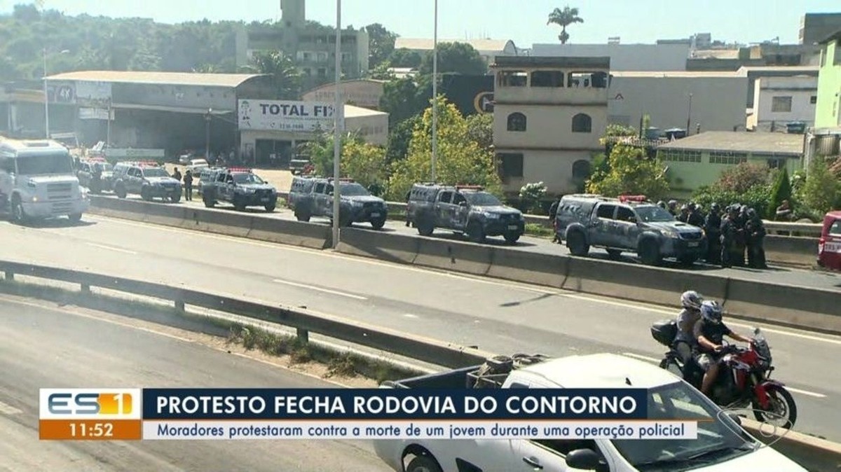 Protesto De Moradores Interdita Rodovia Do Contorno Em Cariacica Es