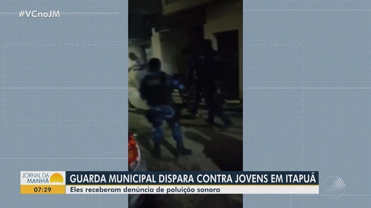 VÍDEO Guarda Municipal atira balas de borracha contra grupo de