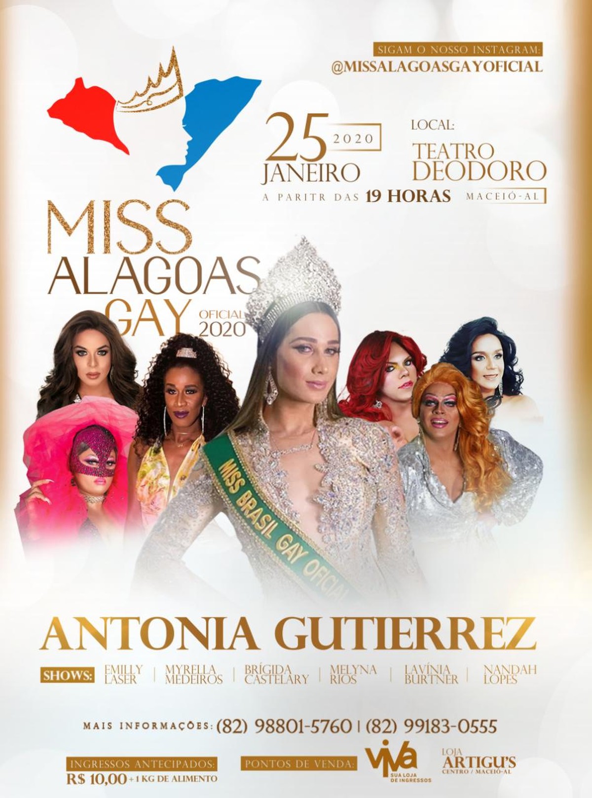 Candidatas Participam Do Concurso Miss Gay Alagoas 2020 Alagoas G1