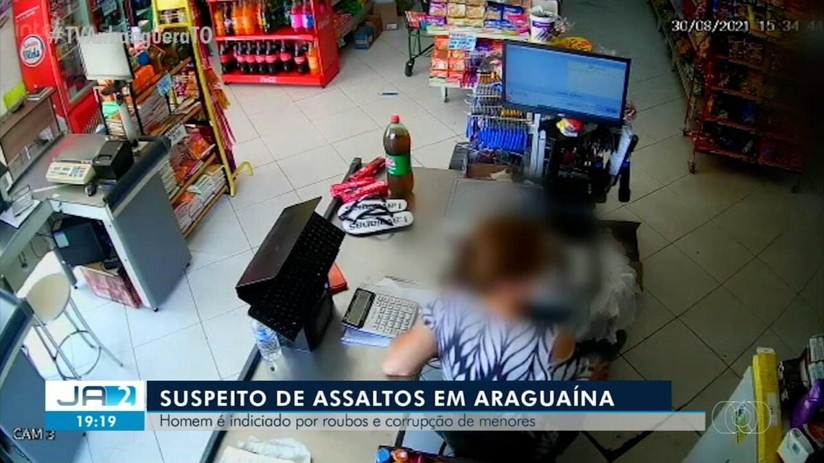 Suspeito de assaltar um supermercado é indiciado por roubo à mão armada