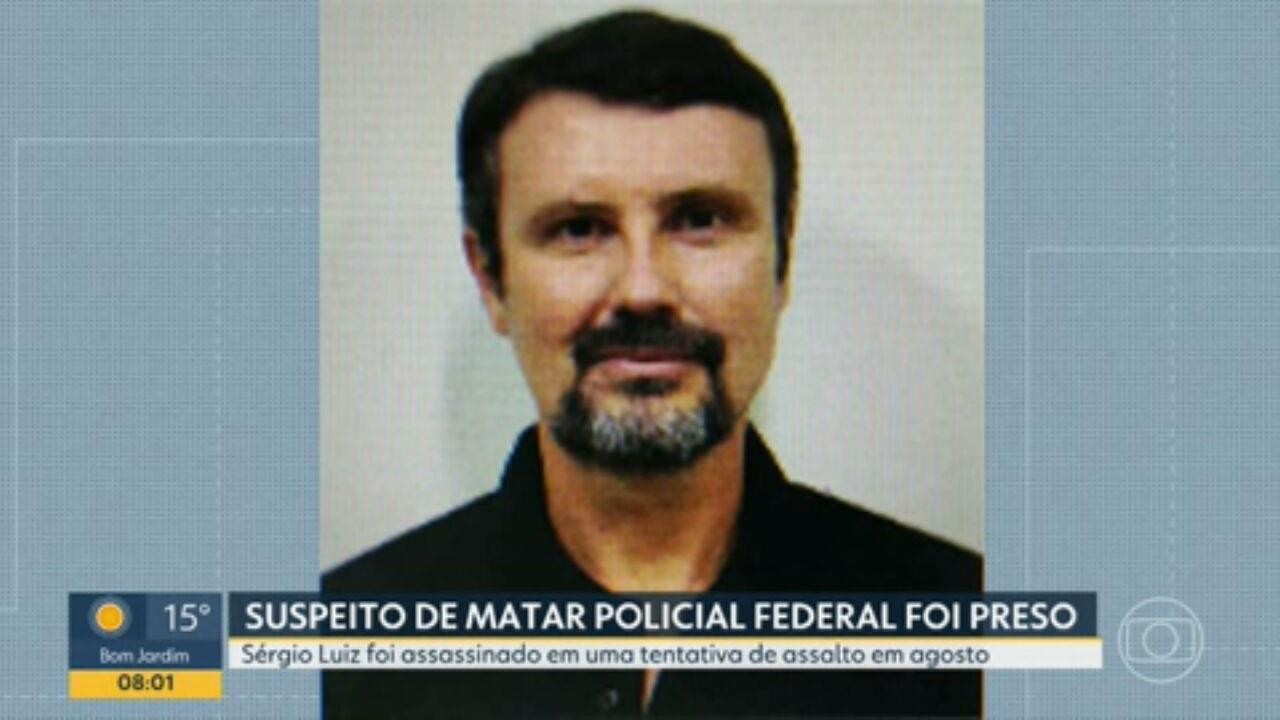 Polícia prende suspeito de matar policial federal durante tentativa de