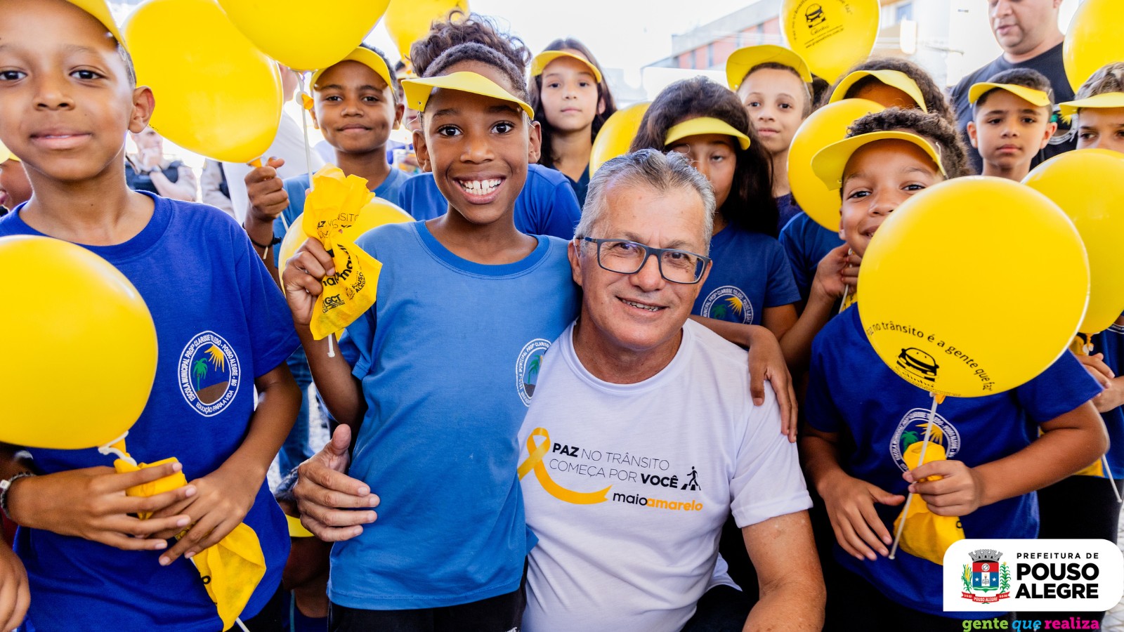 Pouso Alegre incentiva trânsito seguro com campanha “Maio Amarelo”