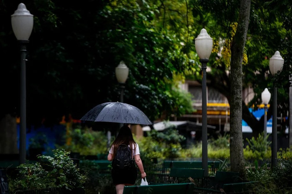 Chuva em Porto Alegre — Foto: Jonathan Heckler/ Agencia RBS