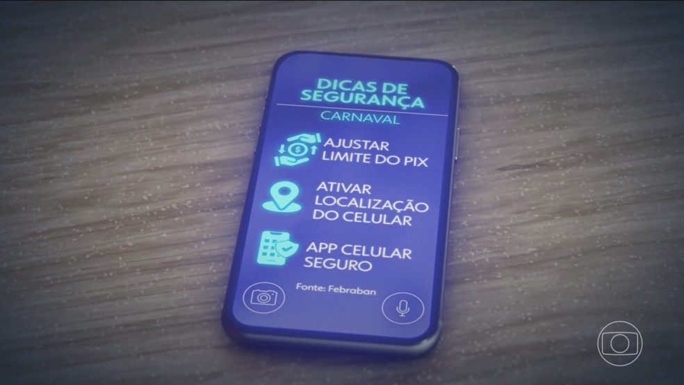 Veja cuidados que podem ajudar a evitar prejuízos com cartões e celulares durante o carnaval — Foto: Jornal Nacional/ Reprodução