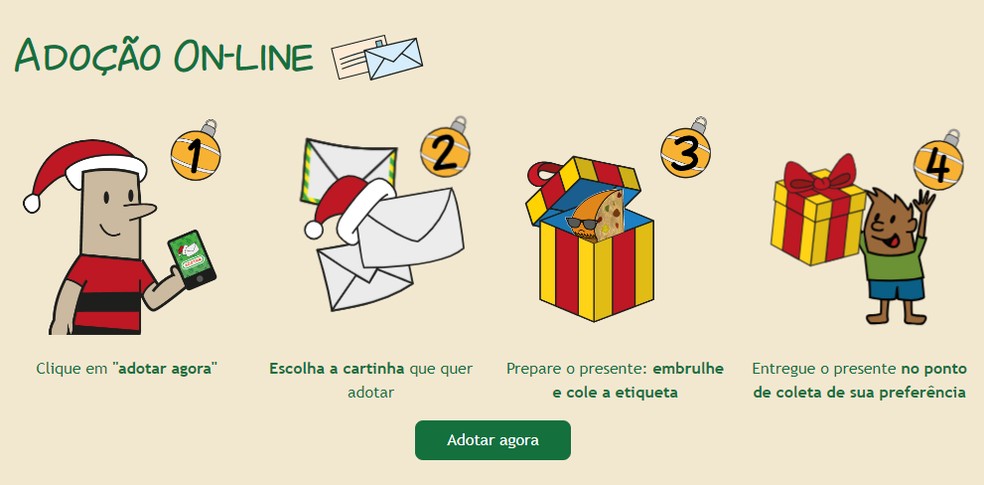 Papai Noel dos Correios � Foto: Reprosu��o