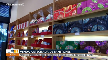 Comércio antecipa venda de panetones e aposta nas compras de Natal