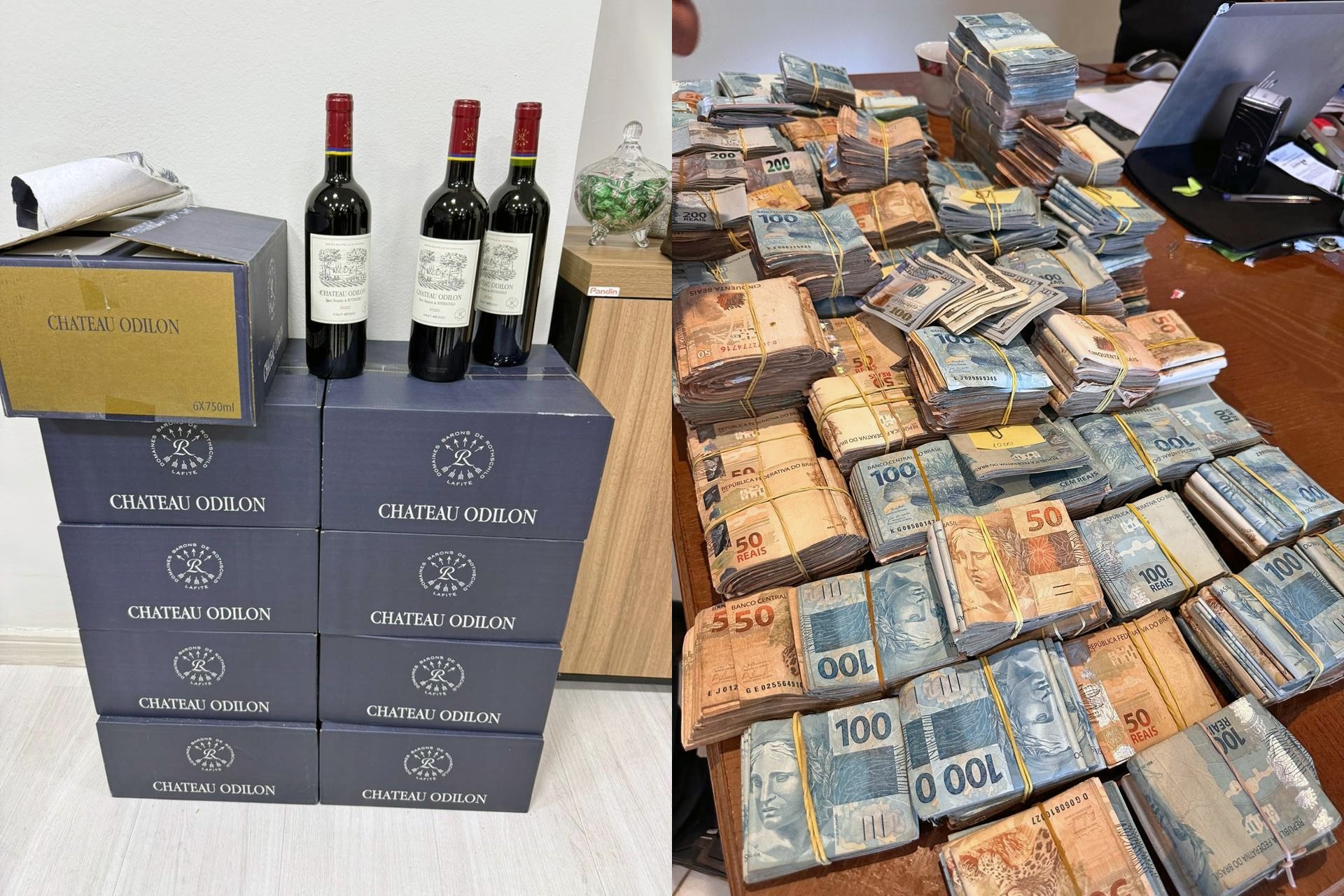 PF apreende milhões em espécie e R$ 40 mil em vinho em operação no Porto do Rio; 17 mil declarações de importação podem ter sido fraudadas