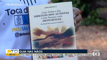 Livro guia dos direitos de pessoas com deficiência é lançado em Palmas