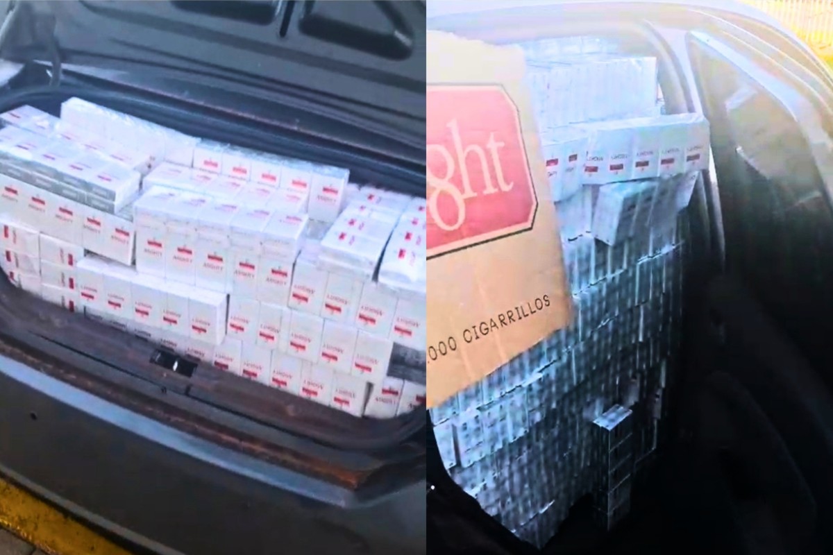Homem é flagrado transportando maços de cigarros do Paraguai e acaba preso no interior de SP