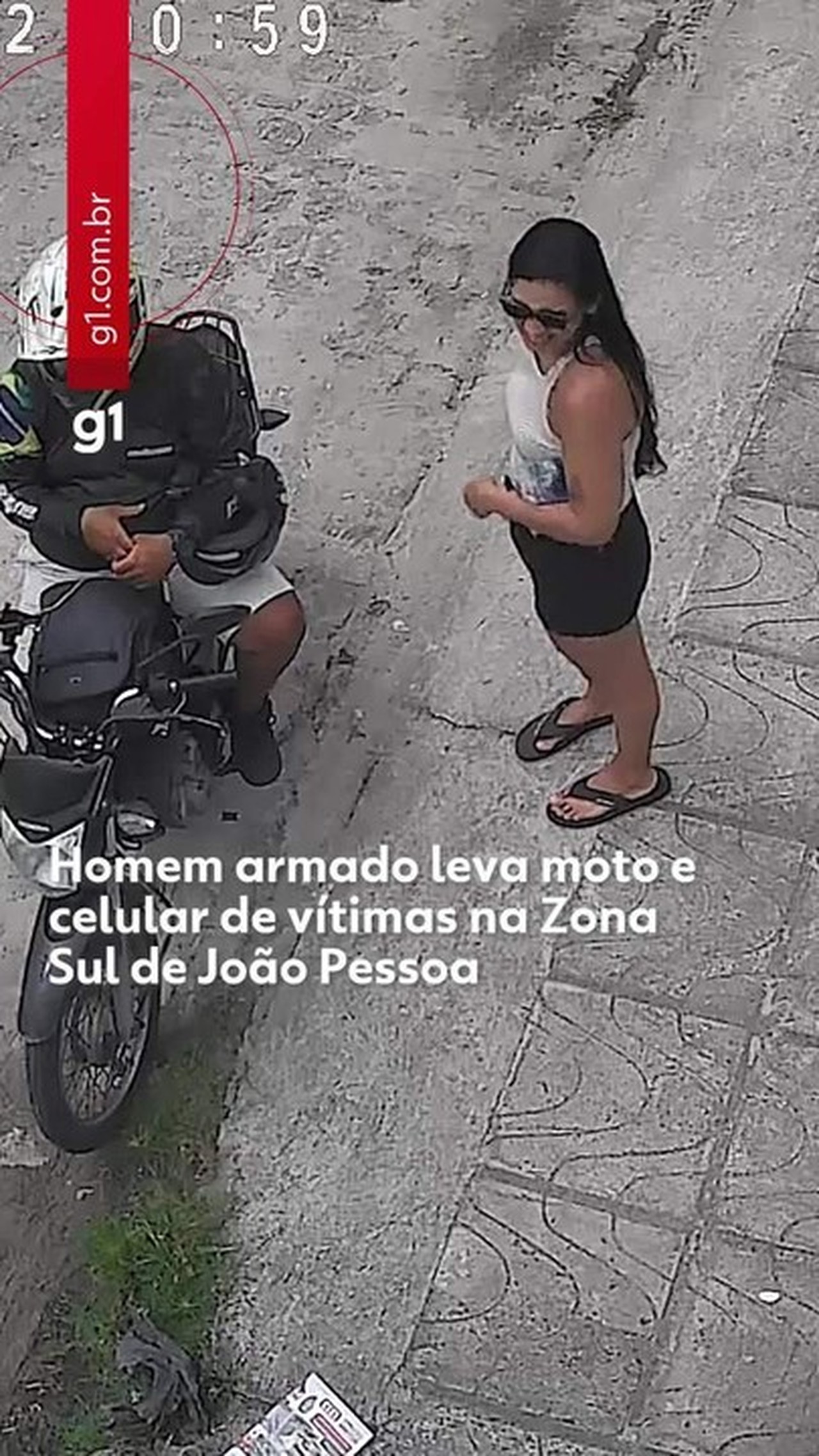 Homem armado leva motocicleta e celular de vítimas durante assalto na Zona Sul de João Pessoa