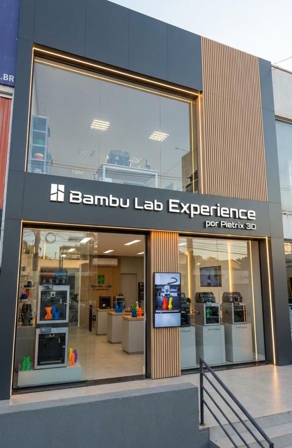 A revolução da impressão 3D: Pietrix 3D inaugura showroom Bambu Lab em Goiânia