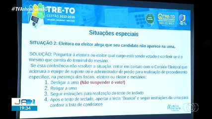 Equipes de suporte aos mesários passam por treinamento