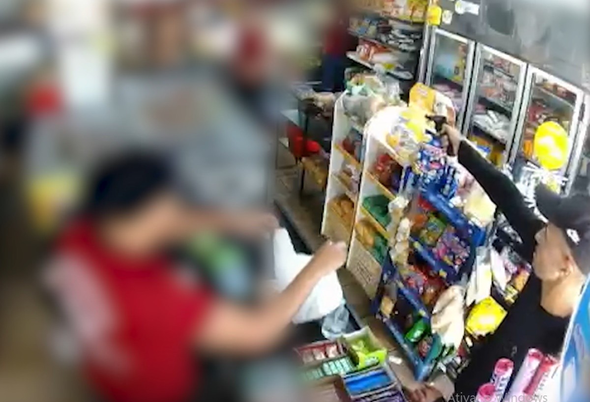 Homem armado assalta mercadinho em João Pessoa; VÍDEO 