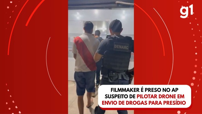 Filmmaker é preso no AP suspeito de pilotar drone em envio de drogas para presídio