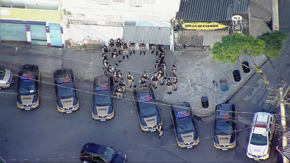 PF, PRF e PCMG participam de operação contra tráfico em BH — Foto: TV Globo