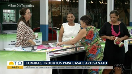 Mulheres em Porto Nacional se unem para empreender em feira