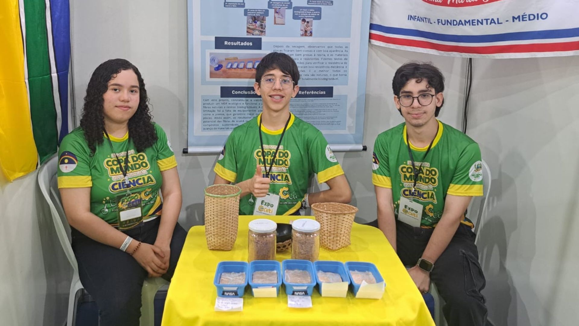Alunos do Amapá conquistam 2º lugar em feira científica nacional com projeto de MDF sustentável 