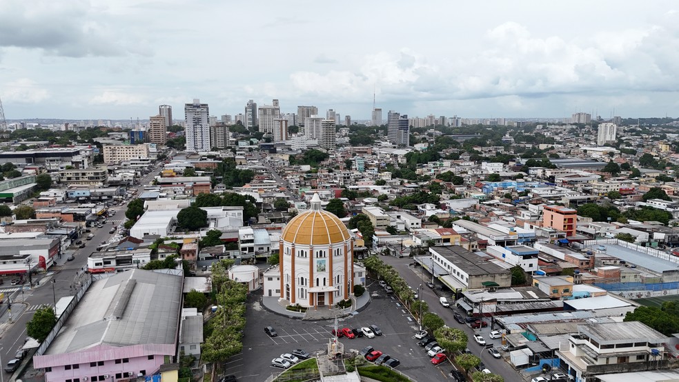 Praça 14 de Janeiro: História de um bairro que surgiu da revolta popular e já teve três nomes. — Foto: Willian Duarte/Rede Amazônica