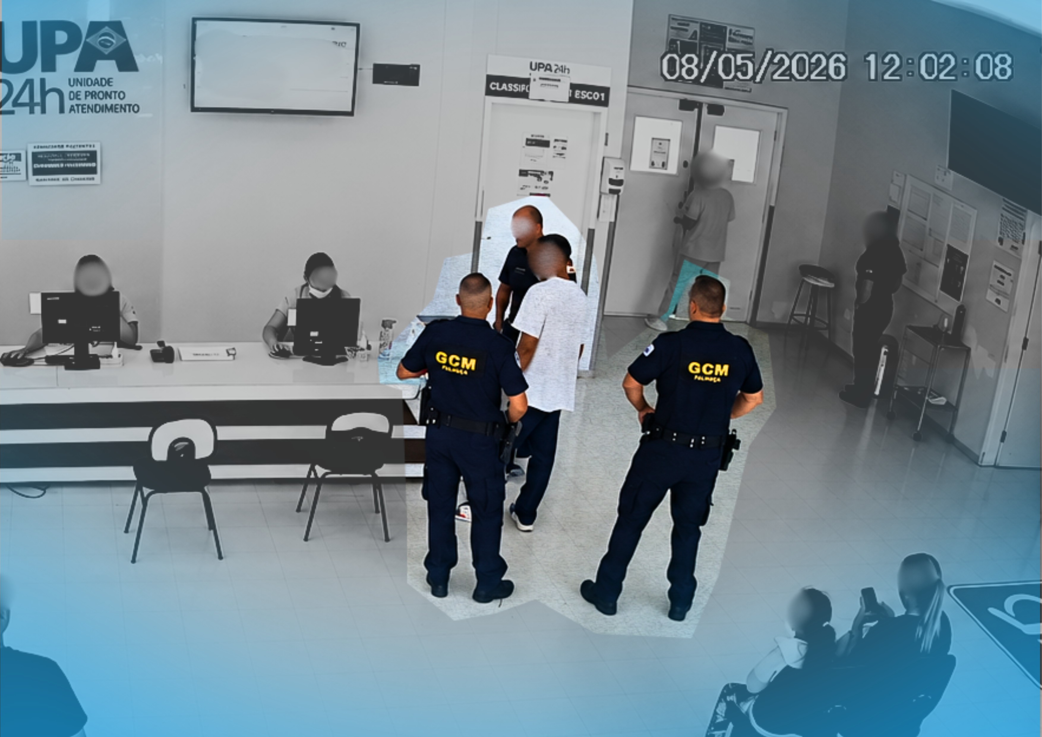 Foragido por violência doméstica é preso após ser identificado por câmeras da Muralha Paulista em UPA de Tatuí