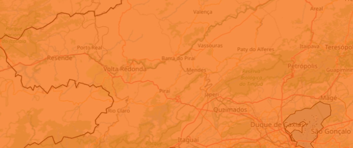 Inmet emite alerta de chuvas intensas para cidades do Sul do Rio e Costa Verde