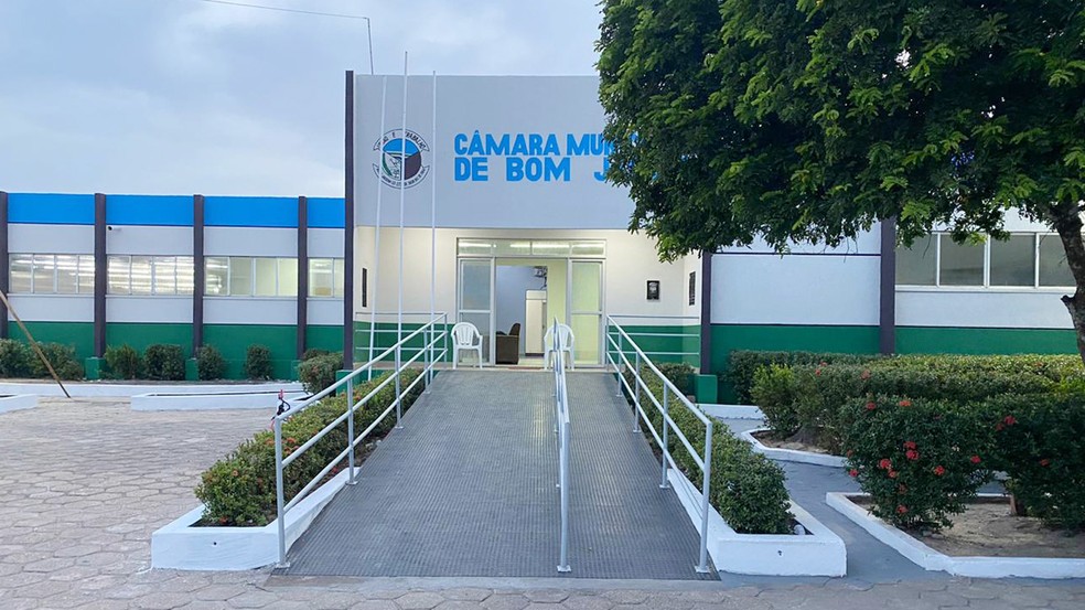 Câmara Municipal de Bom Jardim, no Maranhão. — Foto: Divulgação/Redes sociais