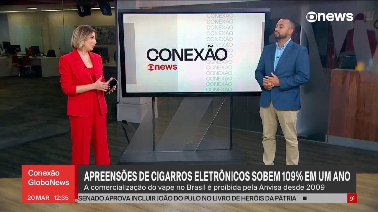Apreensões de cigarros eletrônicos sobem 109% em um ano