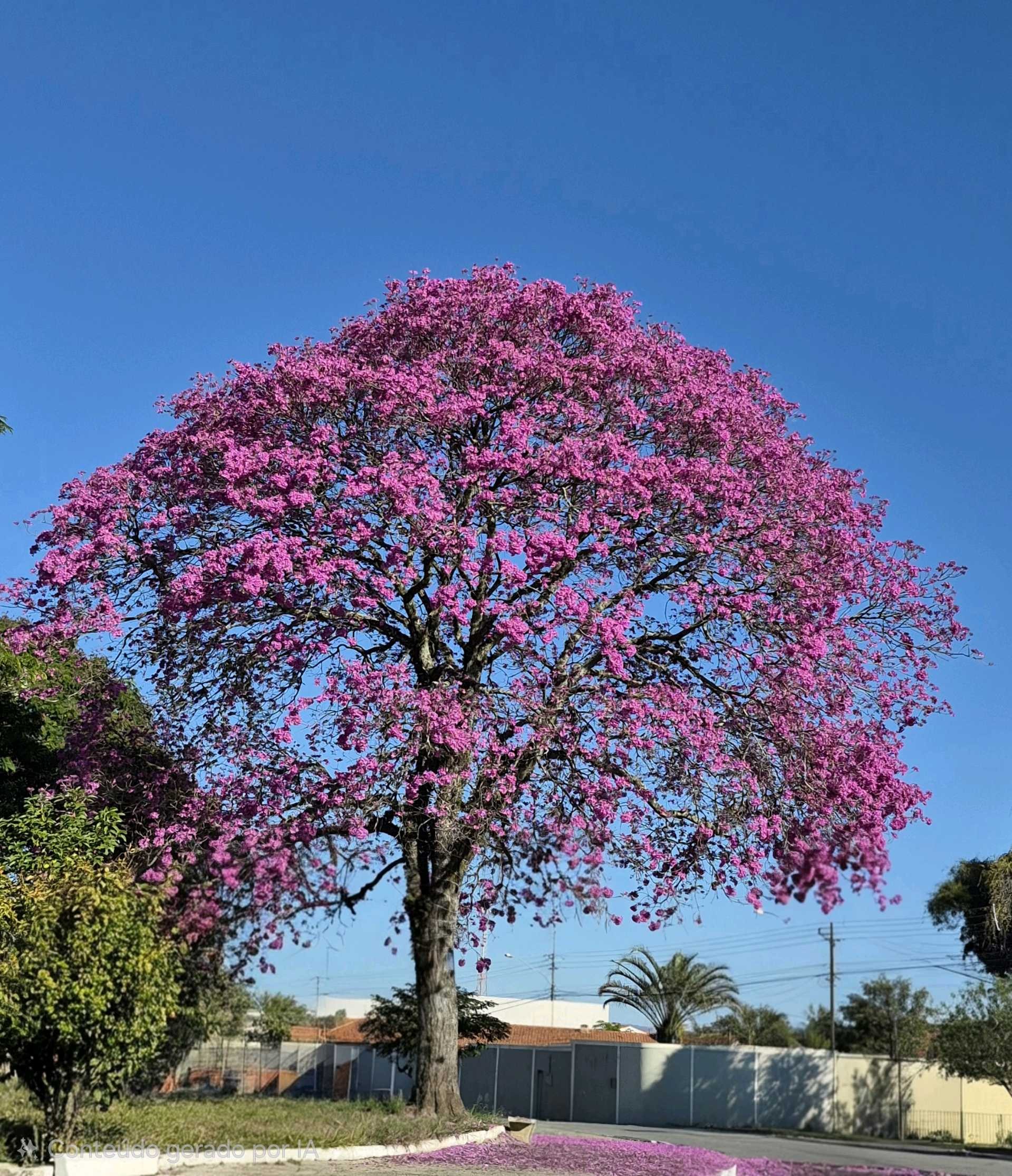 Ipê-rosa no Jardim São José, em Cruzeiro. — Foto: Teresa de Figueiredo/Vanguarda Repórter