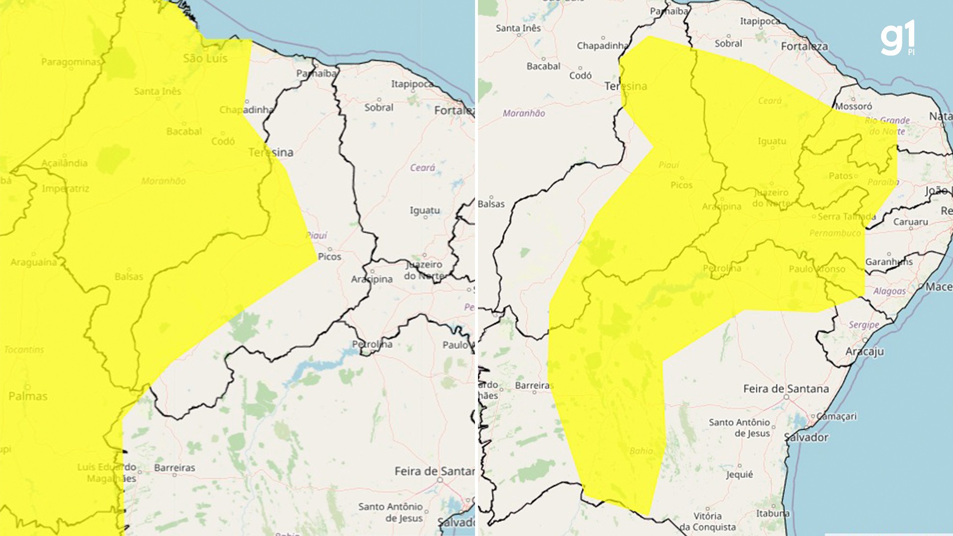 Apesar de alerta, Piauí pode ter apenas chuvas isoladas até dia 3 de janeiro