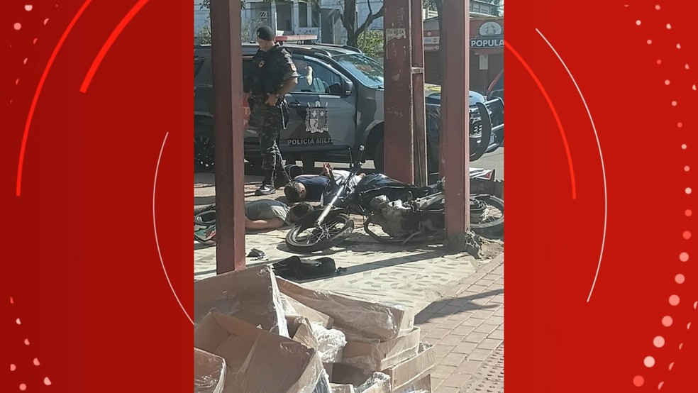 Acidente aconteceu na tarde desta quinta-feira (16) — Foto: Reprodução