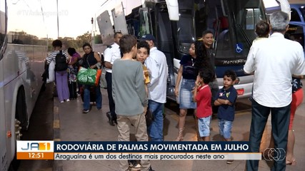 Rodoviária de Palmas registra grande movimentação de passageiros