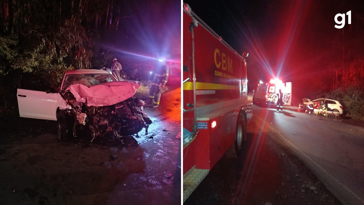 Acidente entre dois carros deixa dois mortos e um ferido em estado grave na RS-324, em Casca