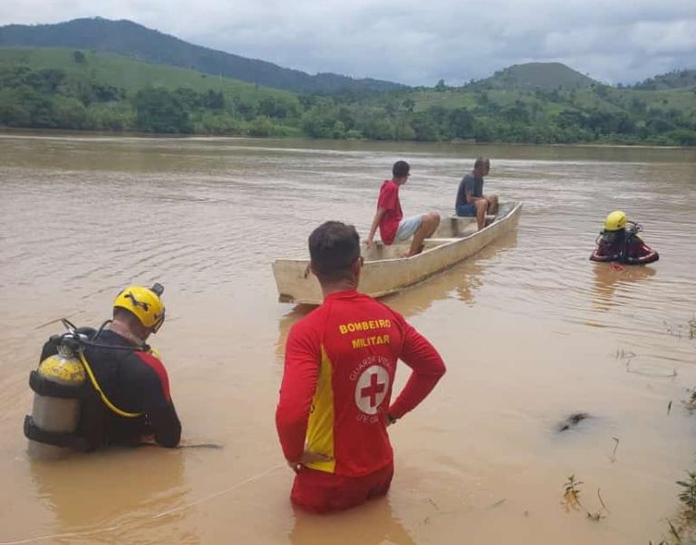 Jovem morre após se afogar em rio na BA — Foto: Divulgação/CBM