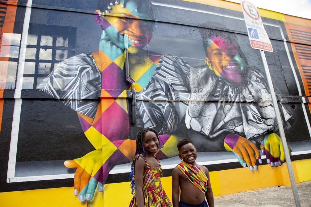 Guerra na Ucrânia e meio ambiente são temas de mural em São Paulo