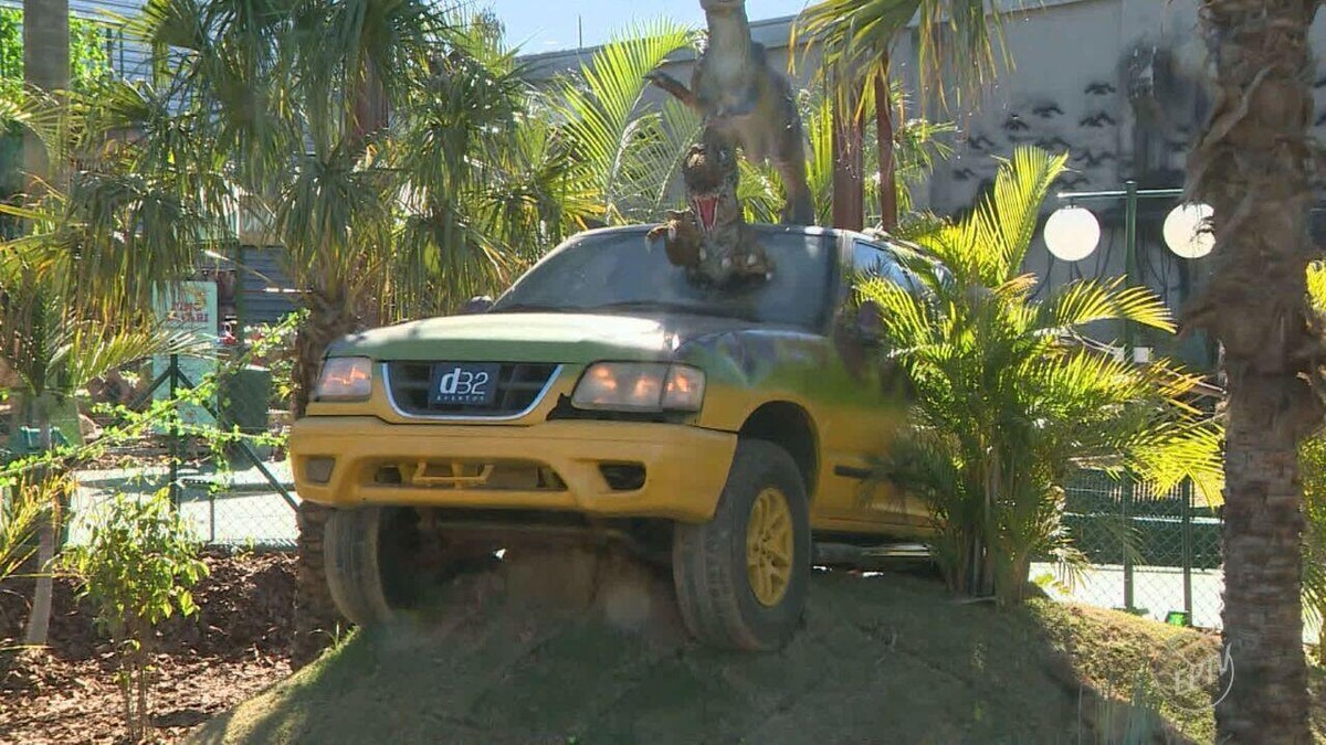 Parque temático 'T-Rex' chega a Goiânia com dinossauros gigantes