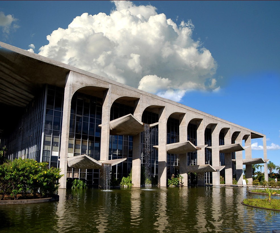 Fachada do Ministério da Justiça, em Brasília — Foto: Tom Costa/MJSP