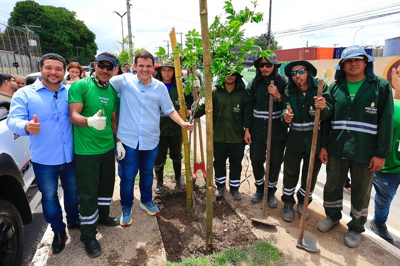 Prefeitura de Manaus anuncia a plantação de 15 mil mudas de árvores em espaços públicos até o fim de 2025