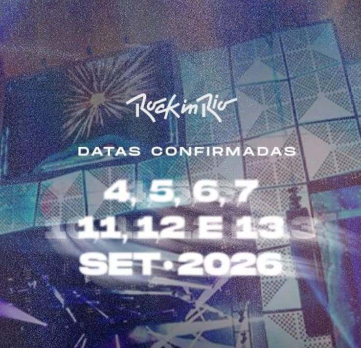Datas do Rock in Rio 2026 são anunciadas