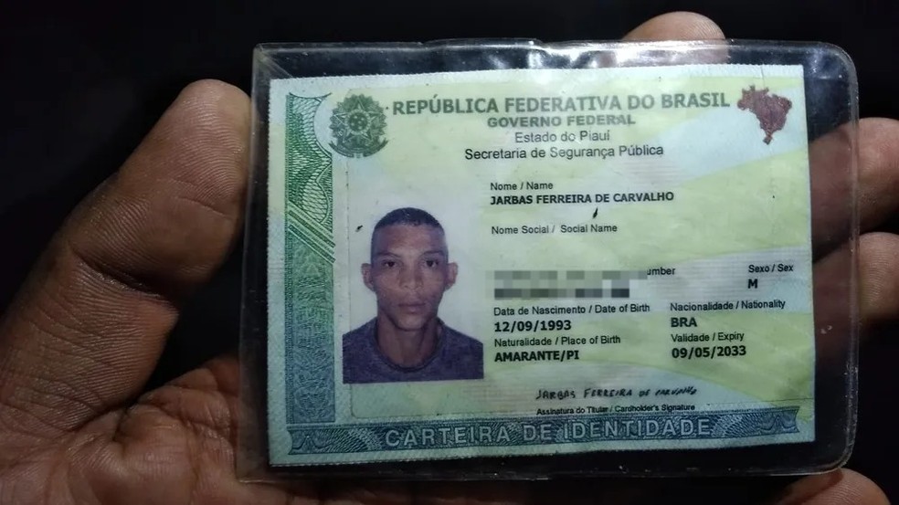Jarbas Pereira de Carvalho, de 30 anos, foi morto a tiros no bairro Balão, em Amarante, no Piauí — Foto: Polícia Militar